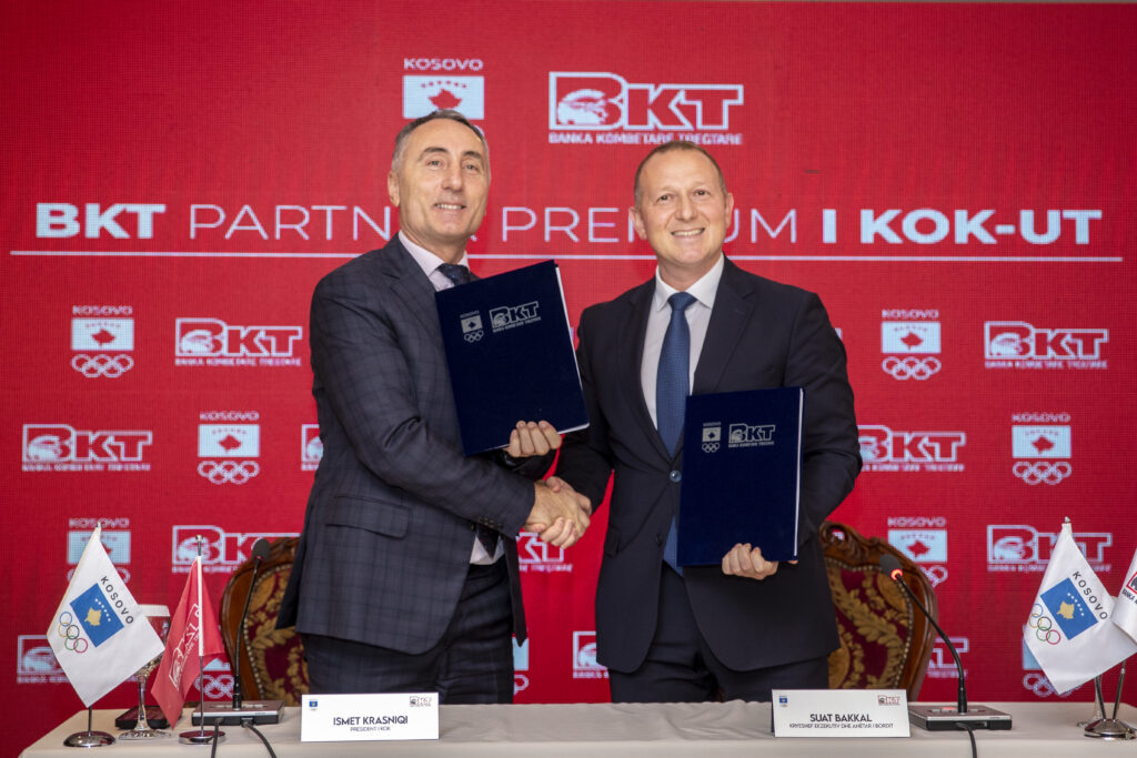 KOK dhe BKT Kosova nënshkruajnë kontratë sponsorizimi për 10 vite në vlerë 3 mln. Euro