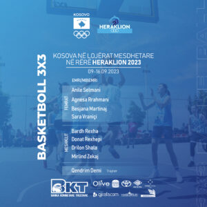 26 sportistë përfaqësojnë Kosovën në Lojërat Mesdhetare në Rërë Heraklion 2023