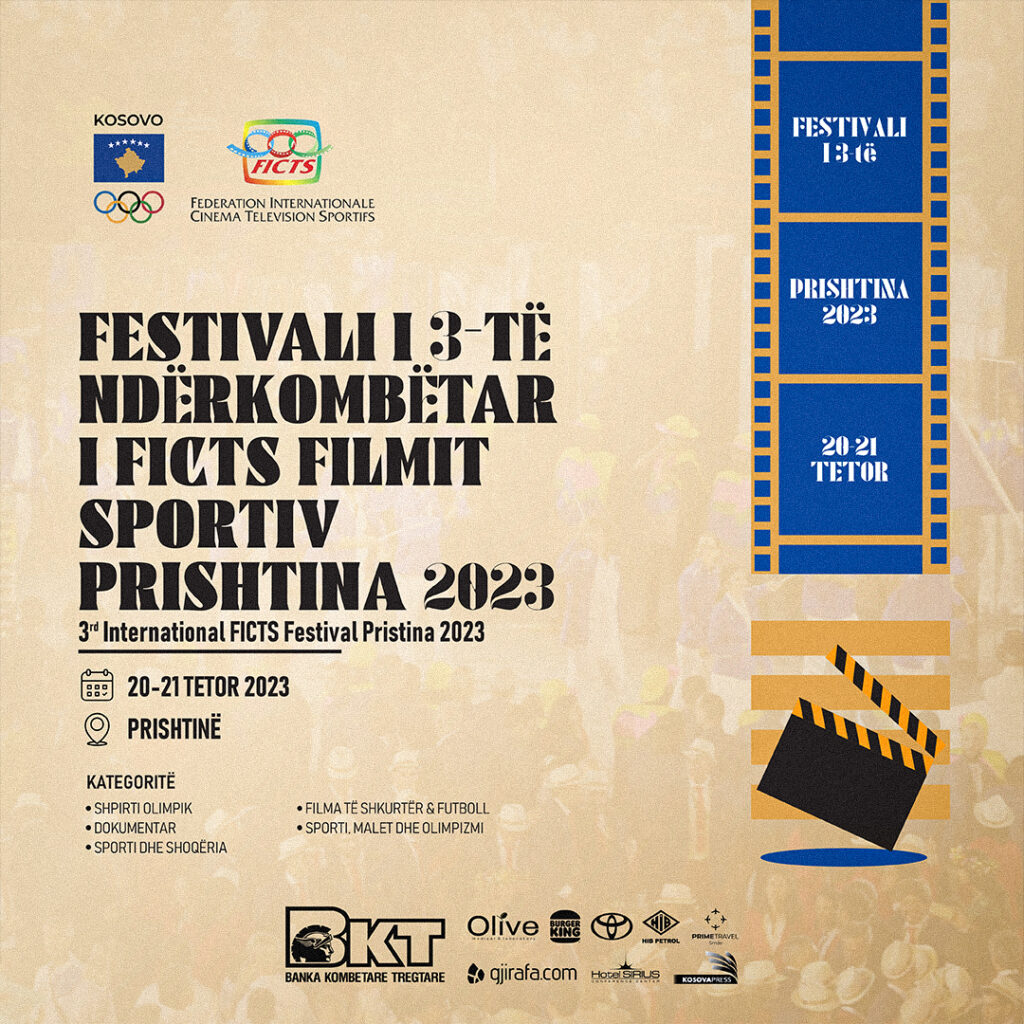 Festivali i 3-të ndërkombëtar i FICTS filmit sportiv Prishtina 2023