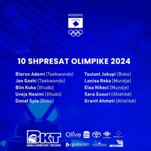 Përzgjedhen 10 shpresat olimpike 2024