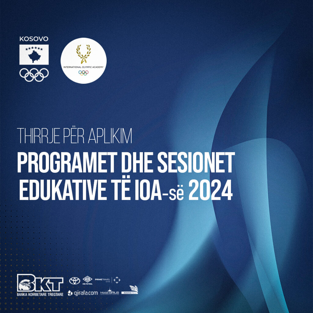 Hapet thirrja për programet edukative të Akademisë Olimpike Ndërkombëtare për vitin 2024