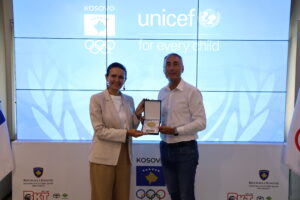 Presidenti Krasniqi priti në takim shefen e UNICEF‑it në Kosovë Veronika Vashchenko
